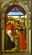 Dieric Bouts The Adoration of Magi. oil painting on canvas